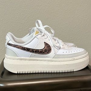 Nike leopard platform